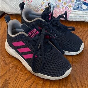Adidas Kids Navy and Hot Pink  Sneakers